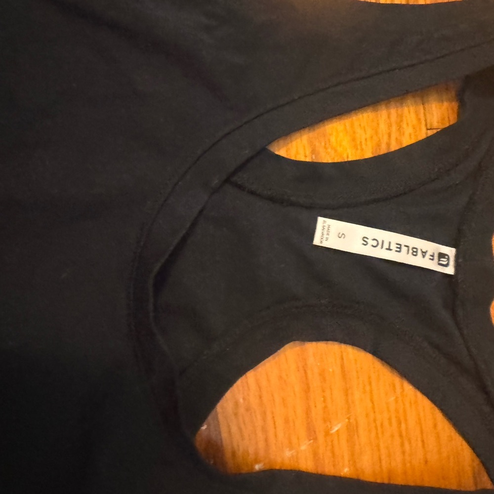Fabletics Classic Black Sleeveless Top
